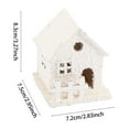 thumbnail image 2 of Wood Christmas Village House Set Decor- Set of 3 Christmas Houses,Tabletop Xmas Decor for Home Farmhouse, Winter Holiday, 2 of 7