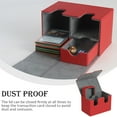 thumbnail image 1 of Langgg Trading Card Deck Box Storage Case Large Capacity Souvenir Dustproof Organizer Holder Container for Kids Adults Red, 1 of 6