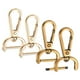 thumbnail image 1 of Ganchos de clip giratorio Uxcell [4 piezas] - Gancho de clip para llavero, utilizado para hacer llaveros - [Dorado claro y dorado - 1.91 IN] Hardware de cinta D, 1 of 6