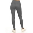 thumbnail image 3 of Women's Casual Stretch Workout Elastic Waist Band Solid Leggings Pants, 3 of 3