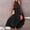 W10-Black, variant on Sun Dresses Women Summer Round Neck Sleeveless Maxi Dress Flowy Ruffle Elegant Dress Elegant Wear L Mint Green