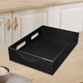 thumbnail image 3 of kowaku Pull-out Cabinet Organizer, Pull-out Drawer, Modern Dish Rack for Kitchen Cabinets, Storage Rack for The Buffet in The Restaurant at Home Black, 3 of 9