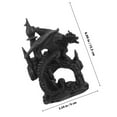thumbnail image 2 of OULII 1Set Prop Decorations Dragon Statue Style for Home Decor 15.5x9cm, 2 of 8