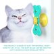 thumbnail image 4 of Molino de viento Juguete para gatos Juguete interactivo para gatos Tocadiscos Molar para gatos Carevas Placa giratoria, 4 of 7