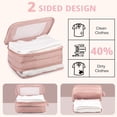 thumbnail image 4 of TRIPGEAR 3‑Set Double‑Deck Compression Packing Cubes, Lightweight Travel Luggage Organizer, 4 of 8