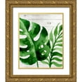 thumbnail image 1 of Robinson, Tamara 26x32 Gold Ornate Wood Framed with Double Matting Museum Art Print Titled - Banana Leaf III, 1 of 4