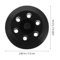 thumbnail image 2 of OUNONA Car Polishing Wheel Sandpaper Plate Car Buffer Drill Attachment Sanding Pad Polishing Tray For Drill 1 Set, 2 of 8