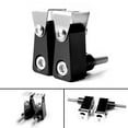 thumbnail image 2 of Pair of CNC Black M8 Motorcycle Headlight Fog Light Mount Bracket Extender Support, 2 of 4