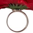 thumbnail image 4 of Peony Napkin Ring (Set of 4) Deep Red, 4 of 8