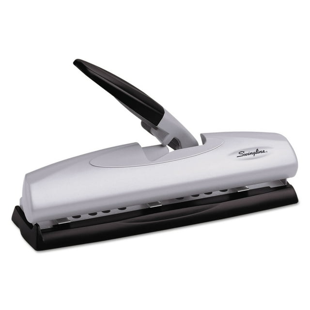 Hole Punch Swingline 74030, capacidad para 20 hojas, 2 a 7 orificios, color negro