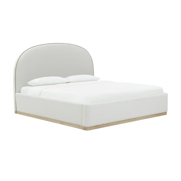 Tov Furniture Marlow Cream Velvet King Bed