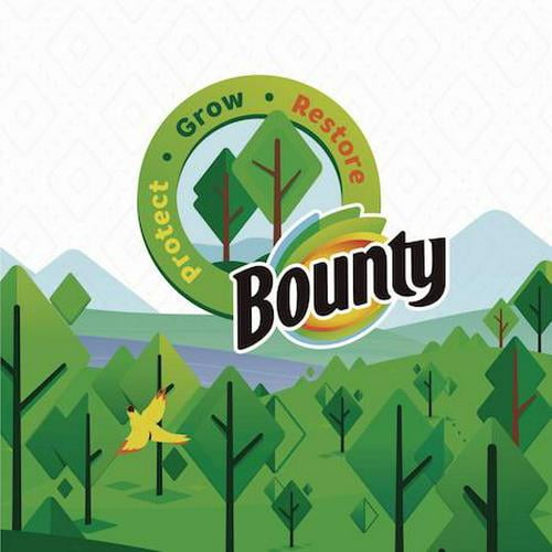 Bounty Essentials Select-A-Size Kitchen Roll Paper Towels, 2-Ply, 108 Sheets/Roll, 12 Rolls/Carton
