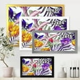 thumbnail image 4 of Designart 'VIntage Tropical Flowers IX' Traditional Framed Art Print, 4 of 4
