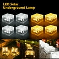 thumbnail image 4 of Hands DIY 4 Pzas Cubo de Hielo Lights Luz de Ladrillo Solar LED para Exteriores Encendido/apagado Automático Lámpara de Cubo Cuadrado Solar IP68 Luz Enterrada Impermeable para Escaleras de Patio Camino de Jardín, 4 of 11