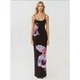thumbnail image 2 of Floral Bodycon Dress with Square Collar, 2 of 6