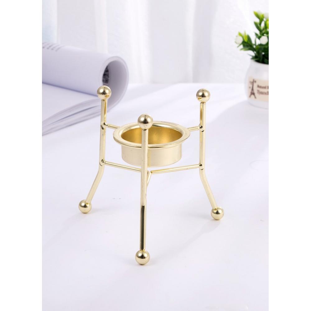 Candle Holders Candle Plates Candelabra Candle Stand Iron Plate Minimalism Modern Home Mantel