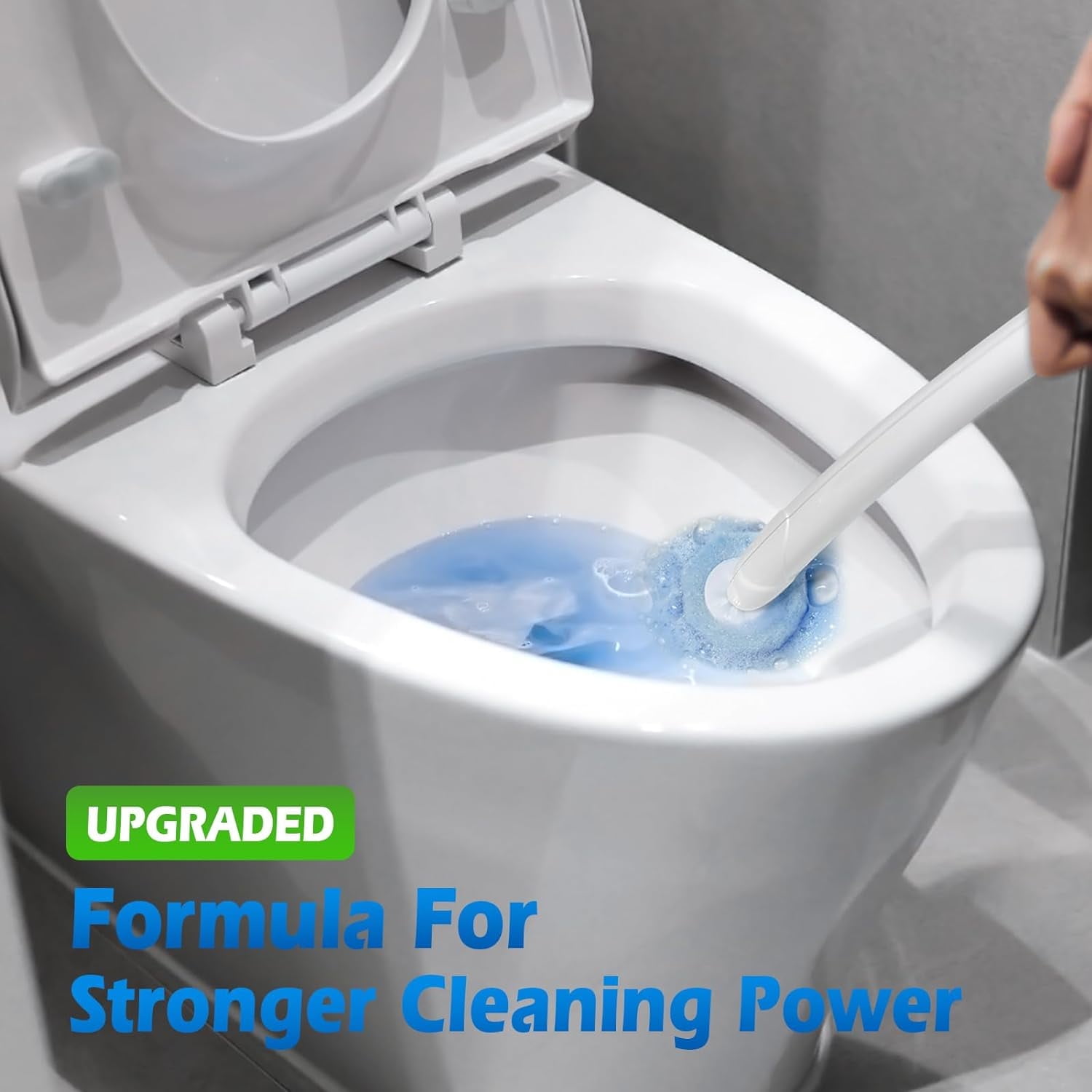 60Pcs Toilet Bowl Wand Refills Compatible with Clorox, Disposable Toilet Brush Bowl Cleaning Wand Heads