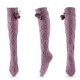thumbnail image 4 of Dyfzdhu Knee High Stockings For Women Casual Autumn Winter Solid Color Knitted Stockings Long Tube Socks, 4 of 4