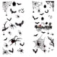 thumbnail image 5 of 4 hojas grandes de pegatinas para ventanas de Halloween, decoraciones para ventanas de Halloween, pegatinas para ventanas de Halloween para paredes de vidrio, 5 of 5