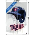 thumbnail image 3 of MLB Minnesota Twins - Drip Helmet 22 Wall Poster, 22.375" x 34", 3 of 4