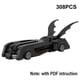 thumbnail image 4 of MOC Batmobile Tank Tumbler Set Bloques de construcción de autos deportivos Modelo de vehículo de carreras de murciélagos Ladrillos Rompecabezas Juguetes Regalos para niños, 4 of 5