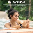 thumbnail image 5 of SHANNA Bluetooth Smart Watch for Men, IP68 Waterproof Fitness Tracker with Full Touch Screen Heart Rate Monitor, Blue, 5 of 8