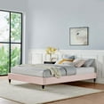 thumbnail image 2 of Harlow King Performance Velvet Platform Bed Frame-MOD-6271, 2 of 8