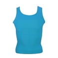 thumbnail image 3 of Ierhent Men's Sleeveless T-Shirt Men Tank Top Sleeveless Shirts for Him Mens Muscle Shirts Mens Tanks Undershirt(Blue,XL), 3 of 4