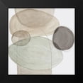 thumbnail image 2 of Reeves, Tom 12x12 Black Modern Framed Museum Art Print Titled - Pebble Stones II, 2 of 5