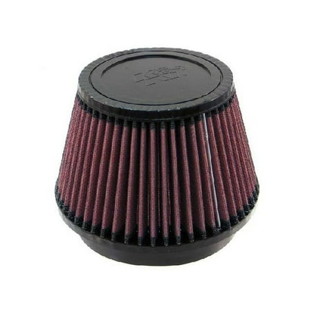 K&N Universal Clamp-On Air Filter: High Performance, Premium, Washable, Replacement Filter: Flange Diameter: 5 In, Filter Height: 4.125 In, Flange Length: 1 In, Shape: Round Tapered, RU-5163