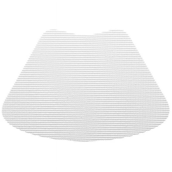 kraftware 32739 fishnet placemat dz, wedge, white