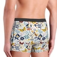 thumbnail image 4 of Bingfone Flowers Butterfly Men's Underwear - Casual Stretch Boxer Briefs-Medium, 4 of 7
