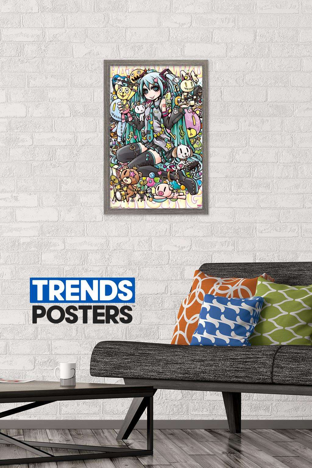 Hatsune Miku - Toys Wall Poster, 14.725" x 22.375", Framed