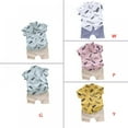 thumbnail image 5 of LOVEBAY Toddler Baby Boy Summer Shorts Set Short Sleeve Button Down Shirt Casual Shorts 2 Piece Summer Clothes, 5 of 5