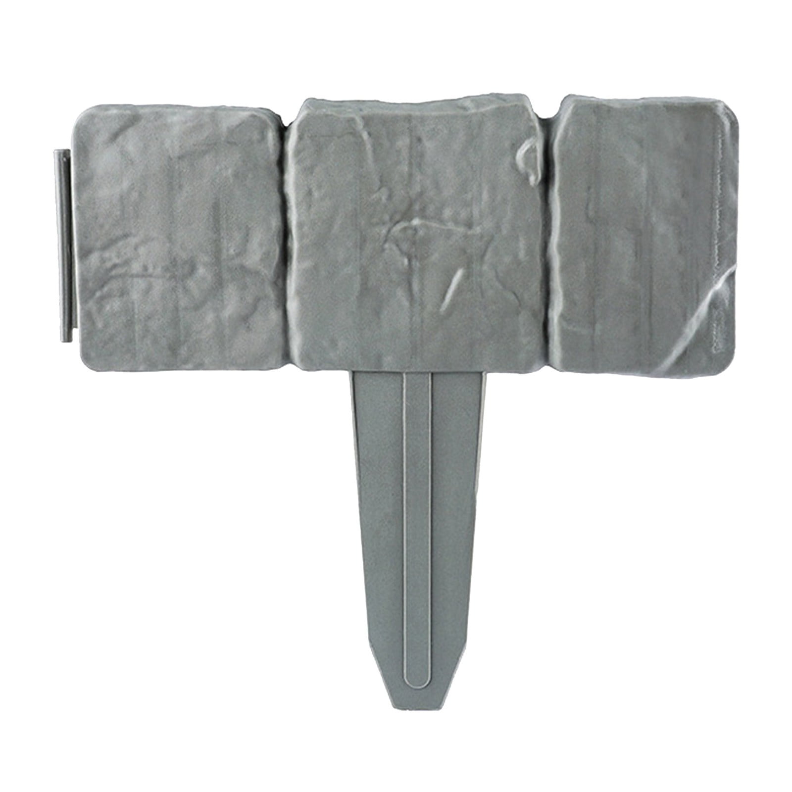 ERTZAE Faux Stone Edging For Landscaping,20Pc Gray 9.84X9.06In Stone Brick Garden Edging Border,Decorative Imitation Stone Garden Fence,Plastic Rocks For Landscaping,Artificial Stone Edging