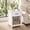 White, variant on Easoger Farmhouse Nightstand with Charging Station & Large Storage, End Tables with Outlets & USB Ports for Bedroom, White