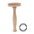 thumbnail image 4 of Ensemble d'Outils de Reprisage Chaussettes de Filage DIY Outils Ennuyeux Mignons Champignons en Bois Crochet, 4 of 8