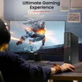 thumbnail image 3 of Restored Lenovo Windows 11 Pro Gaming Desktop PC, Intel Core i7-6700 6th Gen. 16GB DDR4 Ram, 256GB SSD + 1TB HDD, NVIDIA Graphics GTX 1050 Ti DDR5, WiFi, RGB Keyboard & Mouse (Refurbished), 3 of 8