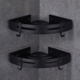 thumbnail image 1 of Bath Corner Shower Shelves Adhesive Caddy, 1 of 5