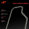 thumbnail image 4 of A-Premium 3.8L Engine Oil Pan Gasket Set, Compatible with Hyundai Genesis 2009-2011, Genesis Coupe 2010-2013 & Kia Borrego 2009-2011, 4 of 5