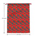 thumbnail image 2 of Christmas Sack – 28" X 20" Canvas Gift Bag with Drawstring, Full Print Polyester Santa Sack, Durable Reusable Xmas Gift Bag for Holiday, Party & Storage, 2 of 5