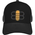 thumbnail image 4 of Babylon Bee Mesh Baseball Cap Adjustable Twill Mesh Trucker Hat Black, 4 of 7
