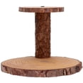 thumbnail image 2 of Wooden Fruit Tray Stand Rustic Cupcake Stand Party Cupcake Stand Flower Pot Rack (Random Style), 2 of 9