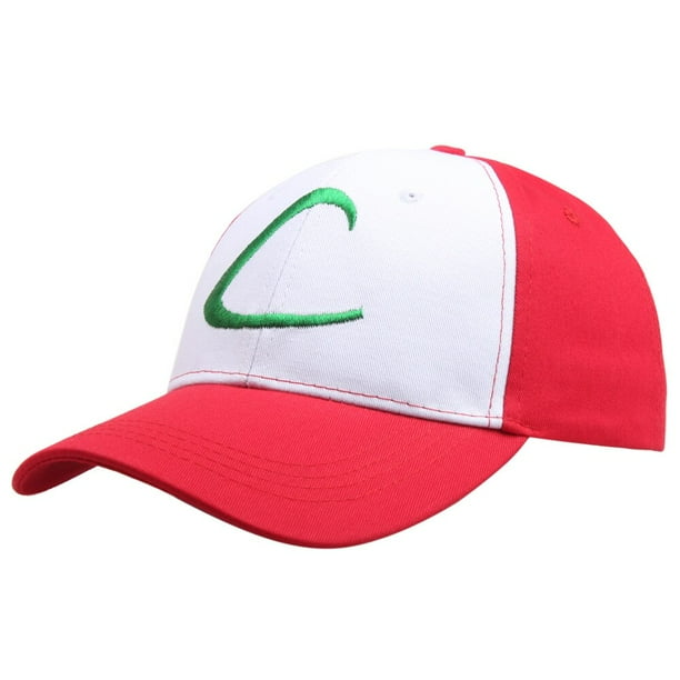 Gorra de béisbol de Pokémon para niños y niñas, gorro ajustable de Anime, Ash Ketchum, Pikachu, Hip Hop, Cosplay Fivean unisex