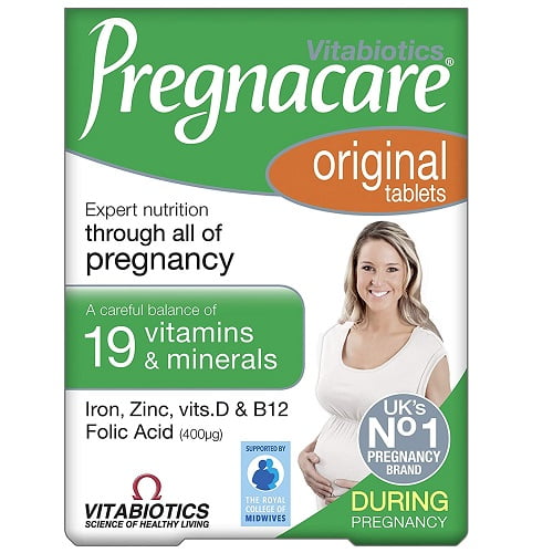 Vitabiotics Pregnacare Original 30 Tablets Walmart Com Walmart Com