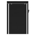 thumbnail image 4 of 64" Portable Closet Storage Organizer Wardrobe Clothes Rack with Shelves Black RT, 4 of 6