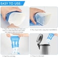 thumbnail image 4 of 12 Sachets d'Urine Jetables - Sac d'Urgence 800 ml - pour Hommes et Femmes - Étanches et Absorbants - Voyage, 4 of 6