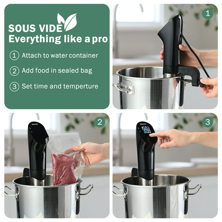 Sous Vide Immersion Circulator-Black Sous-vide Cooking Appliances