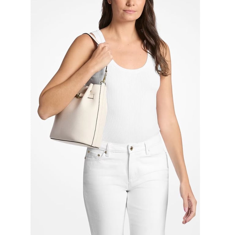 Michael Kors Women's Carson Medium Pebbled Leather Convertible