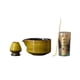 thumbnail image 3 of Juego de té japonés Matcha, accesorio japonés para de Matcha y cuchara Matcha, utensilios para hacer té, juego de tazón y batidor Matcha Amarillo, 3 of 9